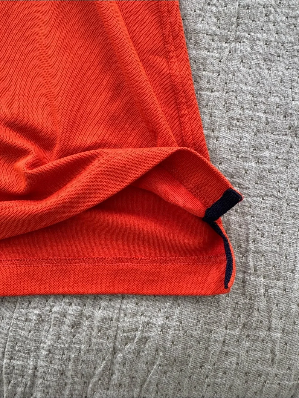 Hermès Sellier Button Stretch Pique Short Sleeve Men’s Polo ~ Made in Italy